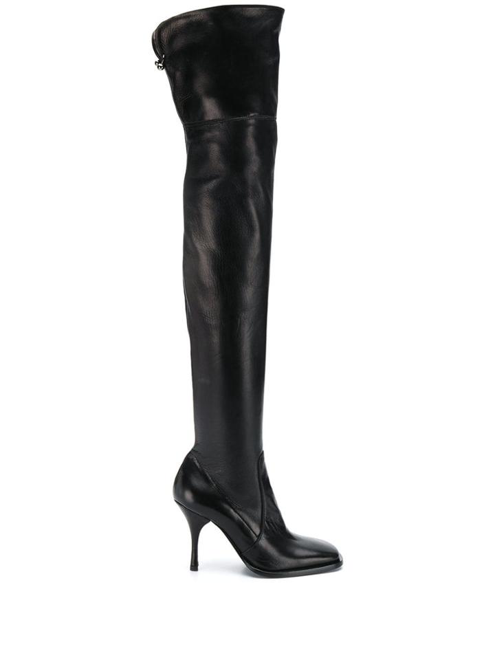 Ermanno Scervino Thigh High Boots - Black