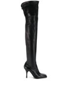 Ermanno Scervino Thigh High Boots - Black