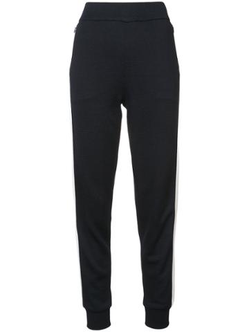 Sykes Gathered Ankle Track Pants - Blue