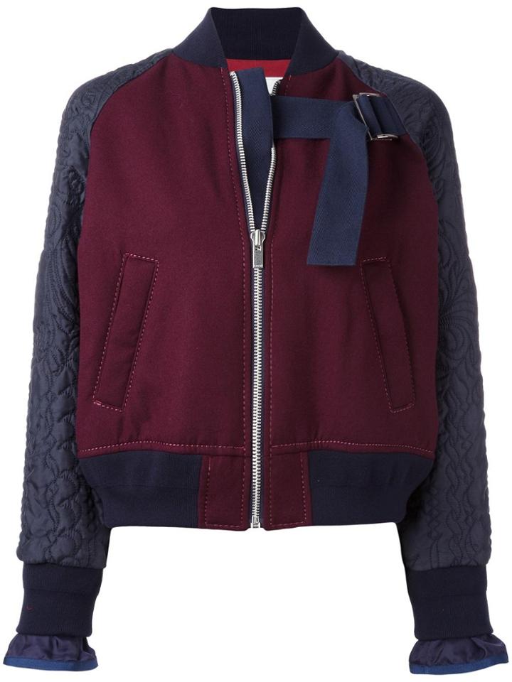 Sacai Embroidered Bomber