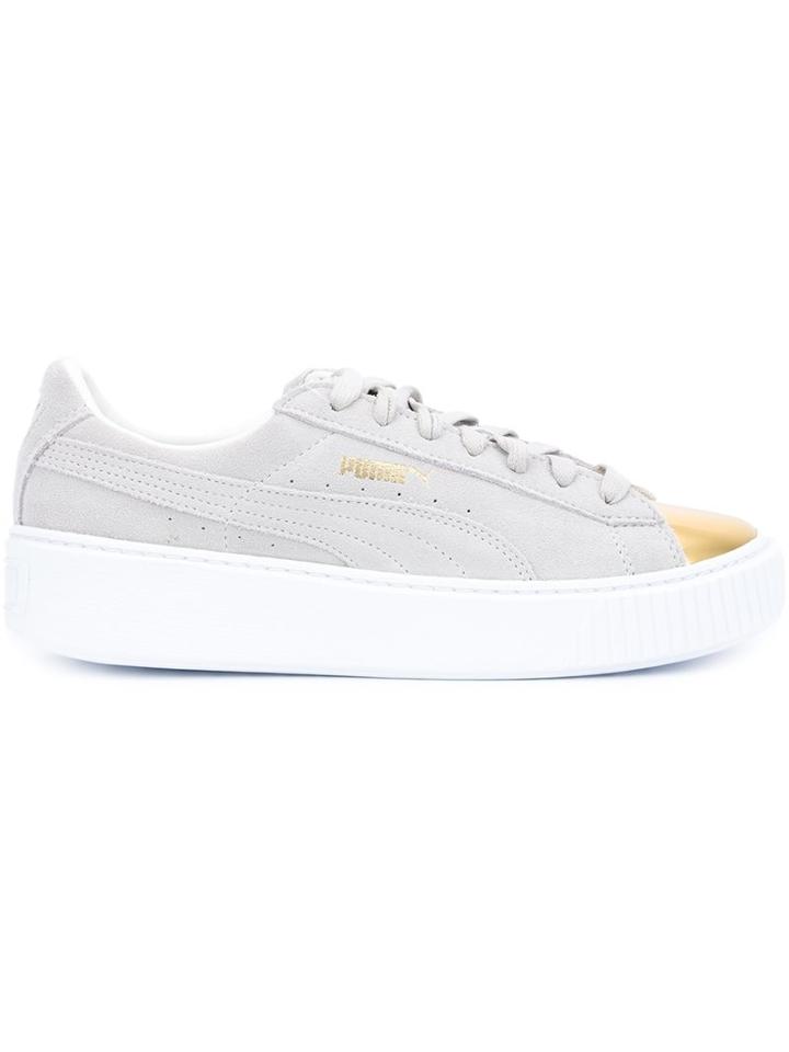 Puma Contrast Toe Sneakers