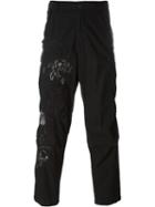 Amen Flower Embroidered Trousers