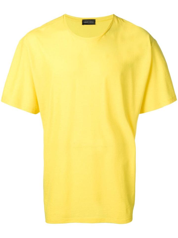 Roberto Collina Crew Neck T-shirt - Yellow