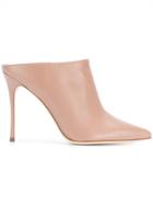 Sergio Rossi Godiva Mules - Pink & Purple