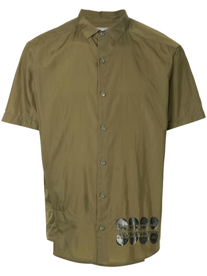 Kolor Beacon Shortsleeved Printed Shirt - Green
