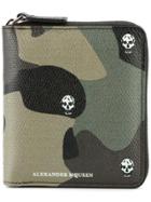 Alexander Mcqueen Skull Camouflage Wallet - Multicolour