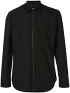 Maison Margiela Contrast-trim Shirt - Black
