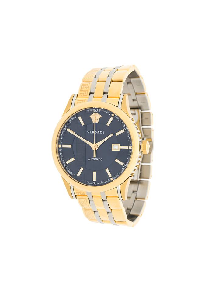 Versace Aiakos Watch - Metallic
