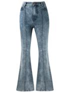 Amapô High Waist Flared Trousers - Blue