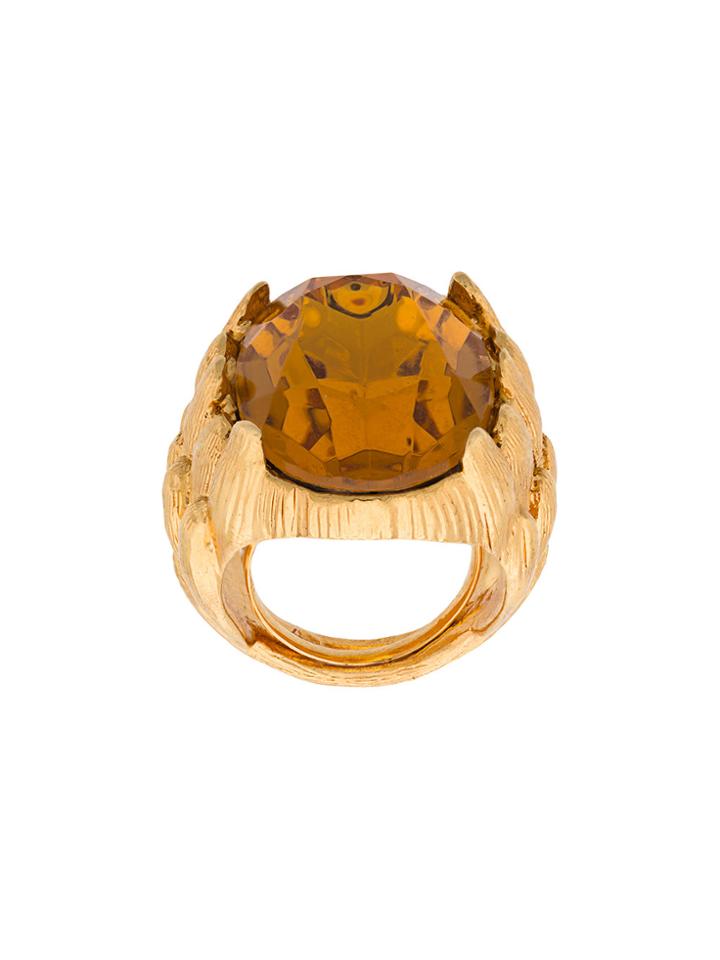Oscar De La Renta Monarch Ring - Yellow & Orange