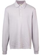 Alex Mill Textured Polo Shirt - Grey