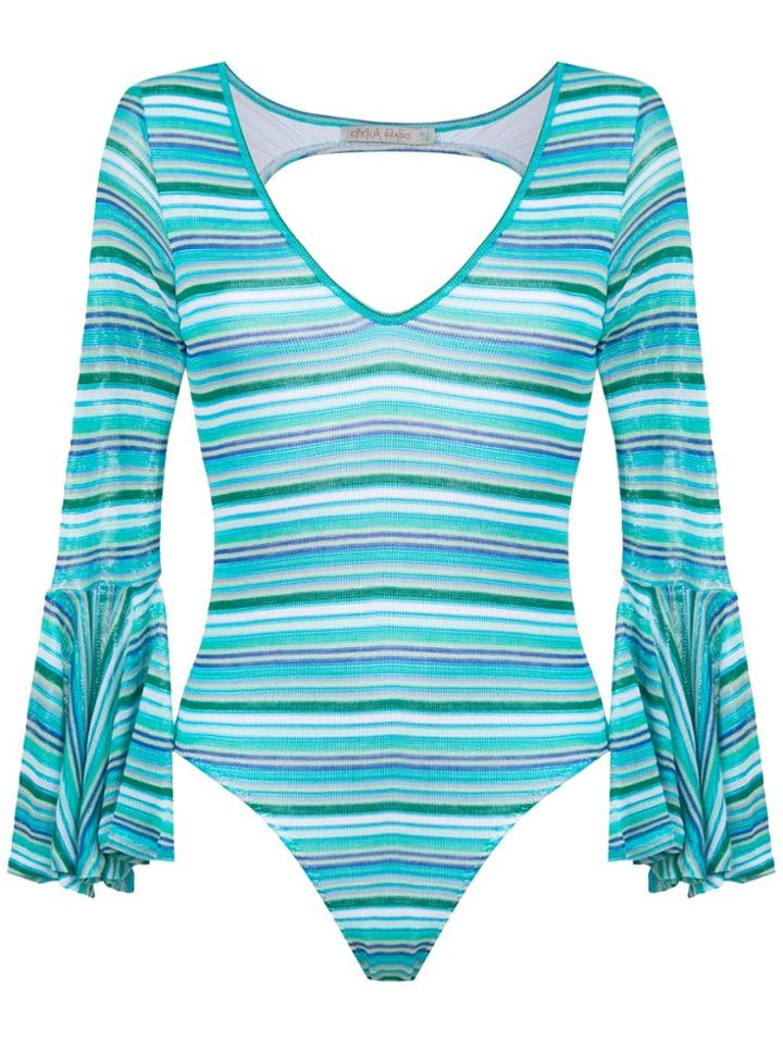 Cecilia Prado Knit Clóe Bodysuit - Blue