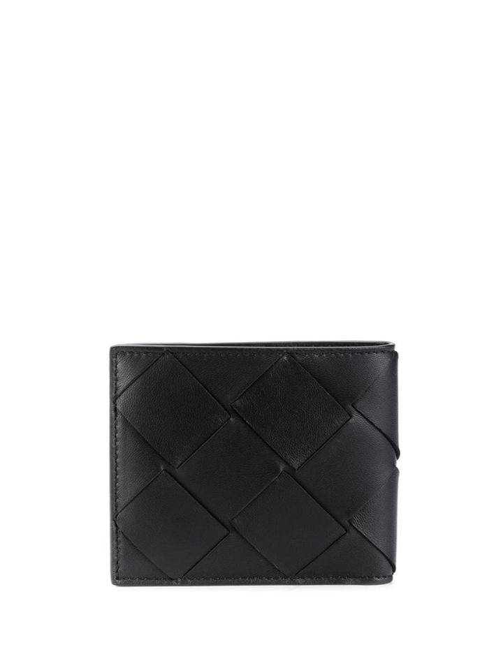Bottega Veneta Quilted Billfold Wallet - Black