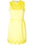 Msgm Embellished Mini Dress - Yellow