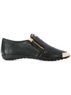 Giuseppe Zanotti Design Dalia Toe Cap Loafers - Black