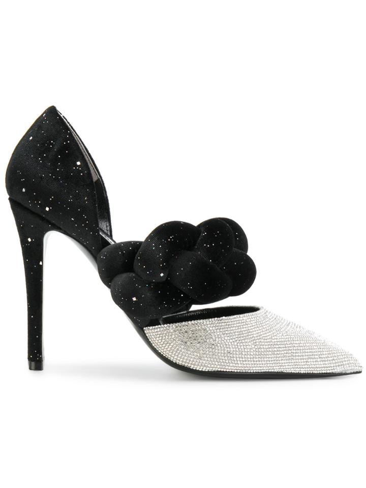 Marco De Vincenzo Braided Strap Pumps - Black