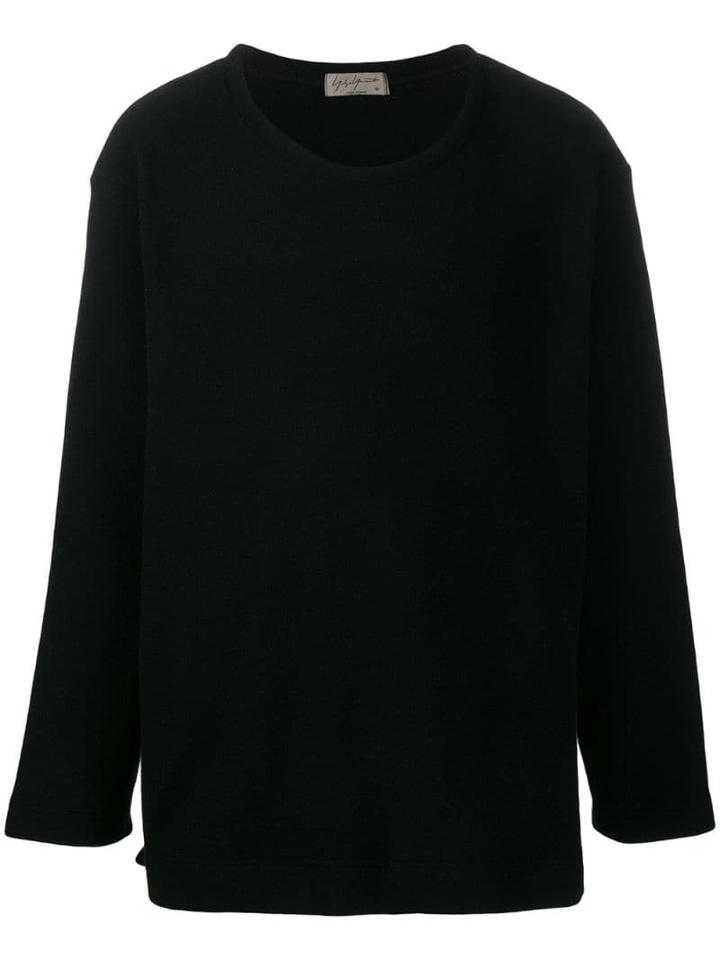 Yohji Yamamoto Round Neck Jumper - Black