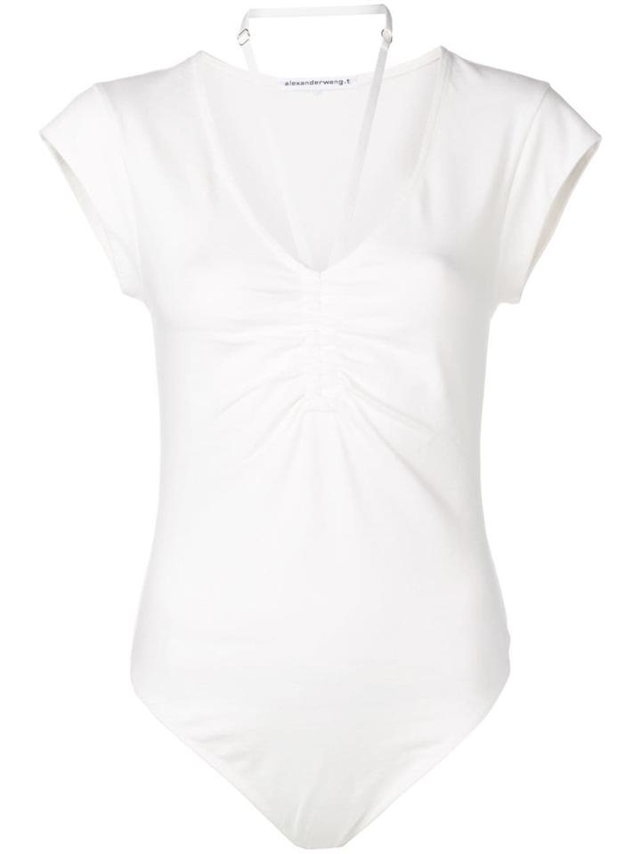 T By Alexander Wang Strappy Neck Bodysuit - White