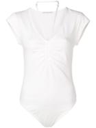 T By Alexander Wang Strappy Neck Bodysuit - White