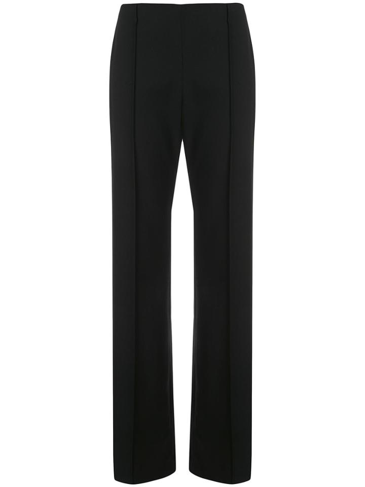 Carolina Herrera Piped Straight Trousers - Black
