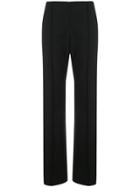 Carolina Herrera Piped Straight Trousers - Black