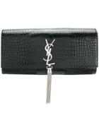 Saint Laurent Kate Clutch Bag - Black