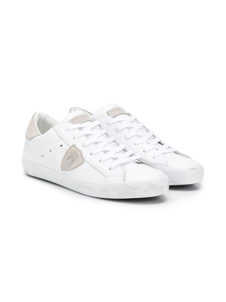 Philippe Model Kids Teen Paris Low-top Sneakers - White