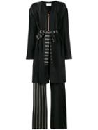 Esteban Cortazar Robe-like Long Playsuit - Black