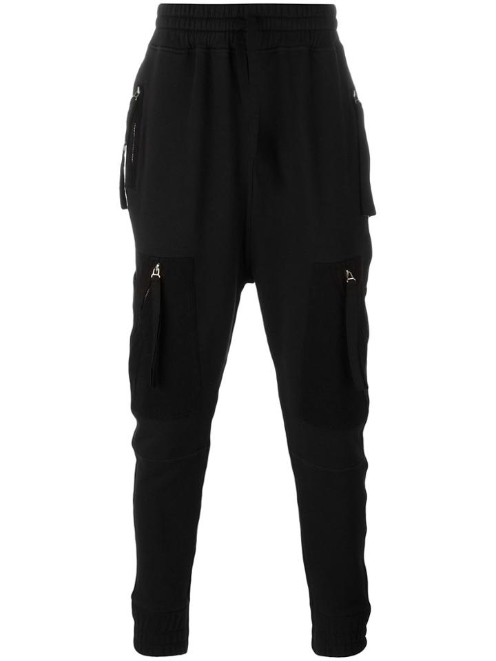 Blood Brother Zipped Pockets Sweatpants - Black