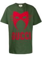 Gucci Manifesto Oversized T-shirt - Green
