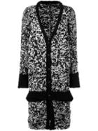 Y's Chunky Knit Cardi-coat, Women's, Size: 1, Black, Wool