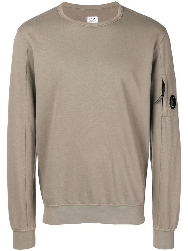 Cp Company Lens Sweatshirt - Neutrals