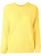 Roseanna Ribbed Jumper, Women's, Size: 34, Yellow/orange, Wool