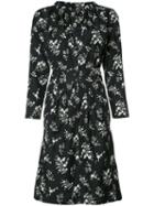 Etro Floral Print Dress, Women's, Size: 38, Black, Silk