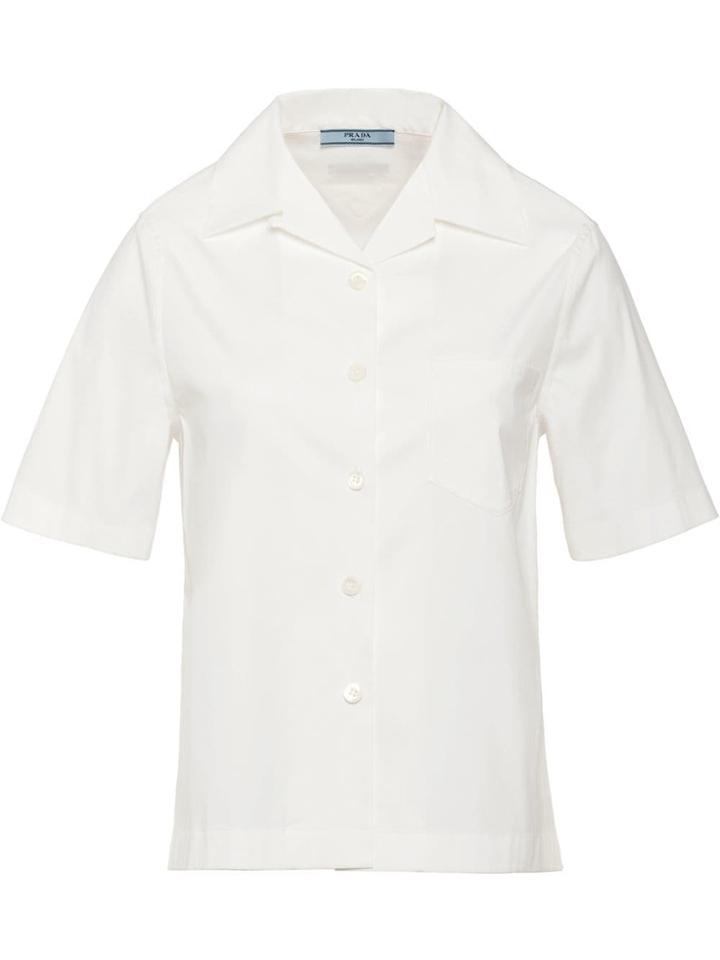 Prada Stretch Cotton Shirt - White