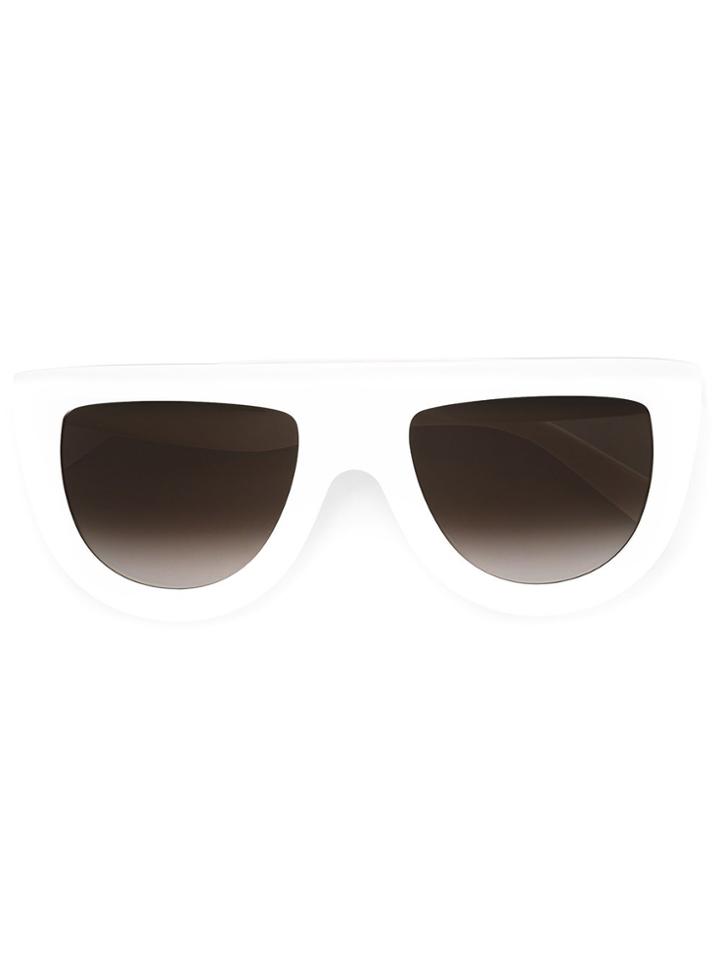 Céline Eyewear Oversized Sunglasses - White