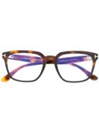 Tom Ford Eyewear Ft5626b Square-frame Sunglasses - Brown