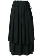 Yohji Yamamoto Vintage Double-layered Full Skirt - Nude & Neutrals