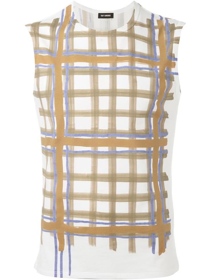 Raf Simons Checked Tank Top