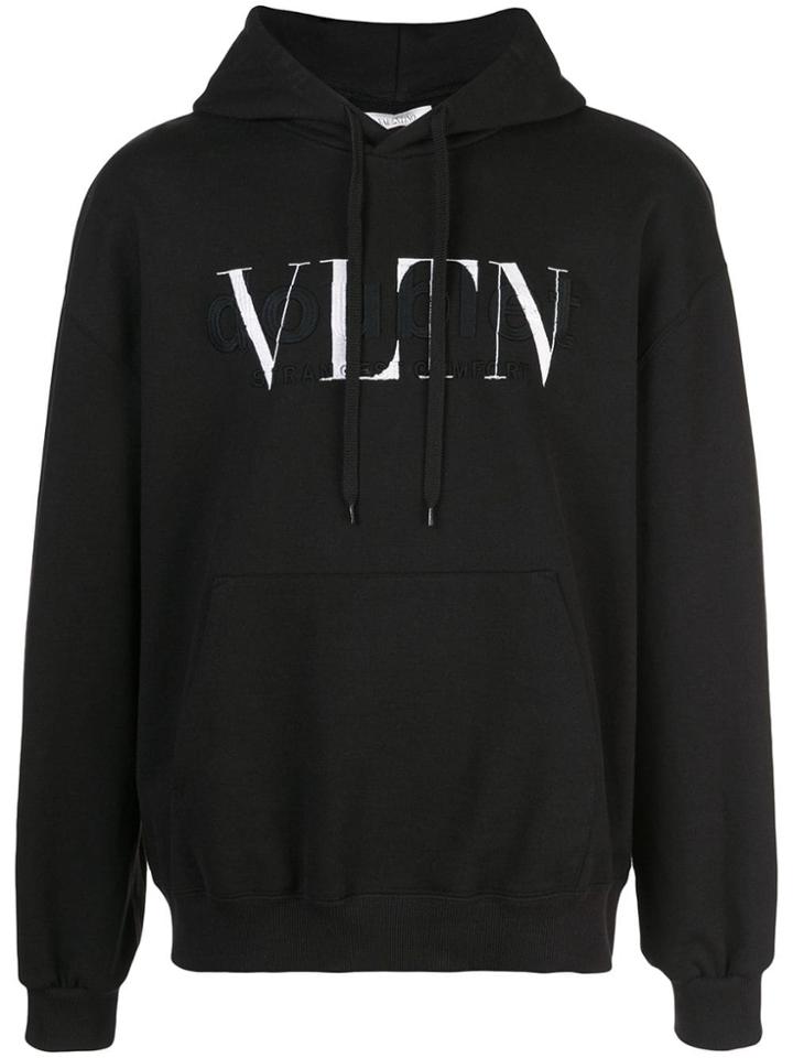 Doublet Embroidered Logo Hoodie - Black