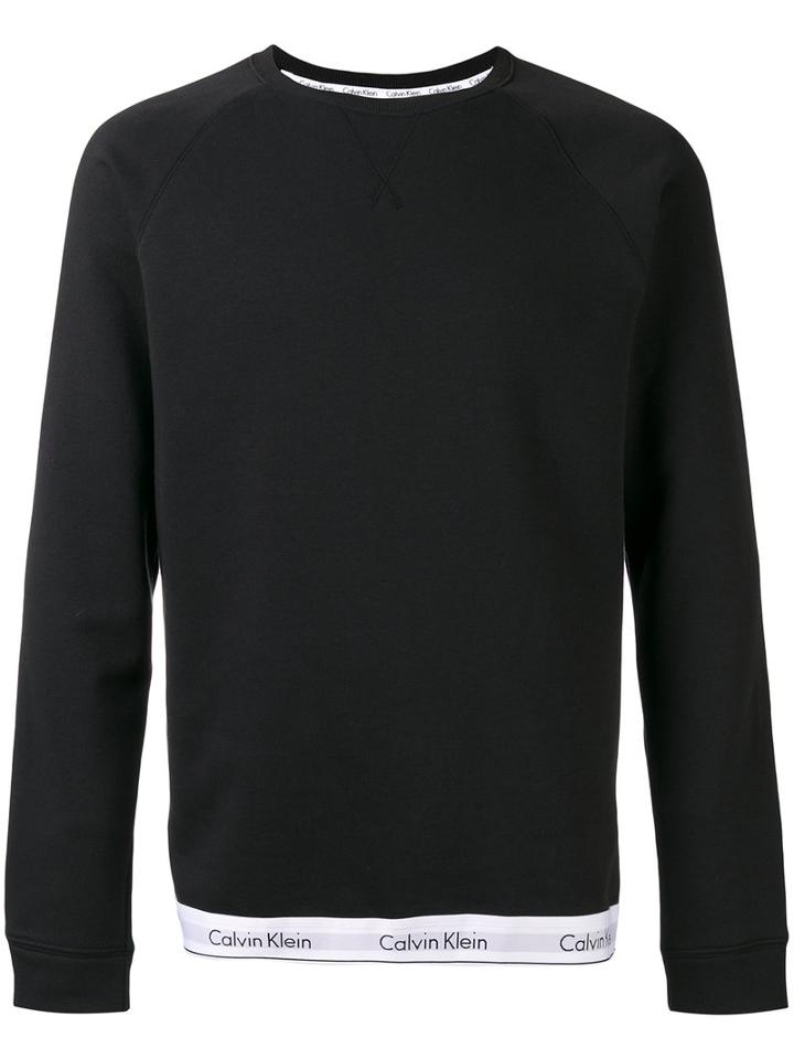 Calvin Klein Jeans - Logo Detail Sweatshirt - Men - Cotton/polyester - S, Black, Cotton/polyester
