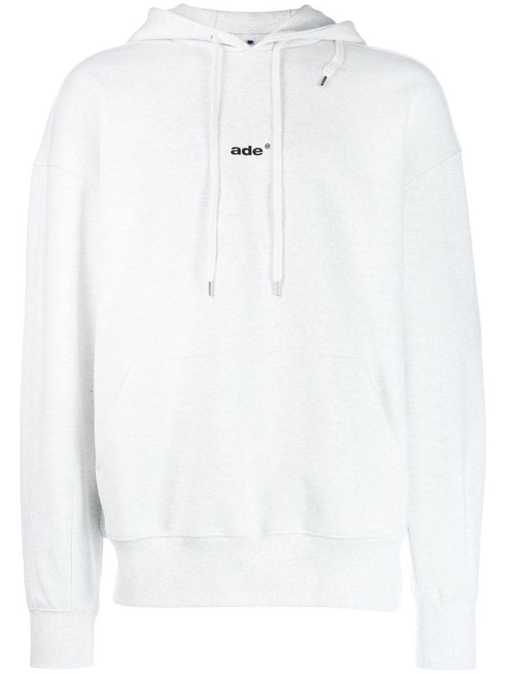 Ader Error Logo Hoodie - Grey
