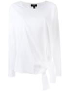 Theory Knot Hem Top - White