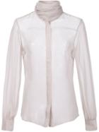 Thomas Wylde Bow Collar 'catmint' Blouse
