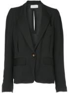 Juan Hernandez Daels Balance Split-detail Blazer - Black