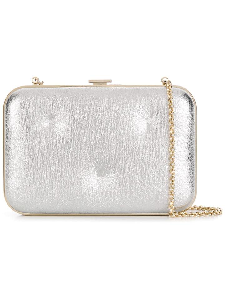 Anya Hindmarch Glitter Marano Clutch Bag - Silver