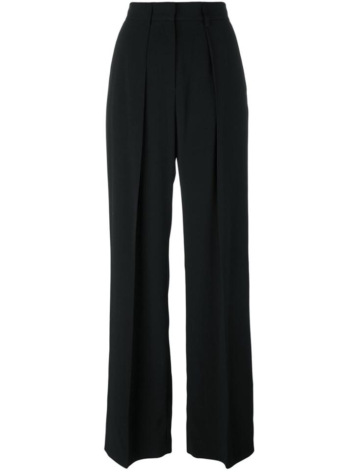 Msgm Super Wide Trousers - Black