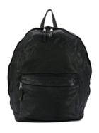 Giorgio Brato Worn Effect Backpack - Black