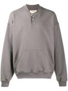 Fear Of God Front Buttoned Sweatshirt - Grey