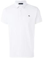 Etro Embroidered Logo Polo Shirt, Men's, Size: Large, White, Cotton